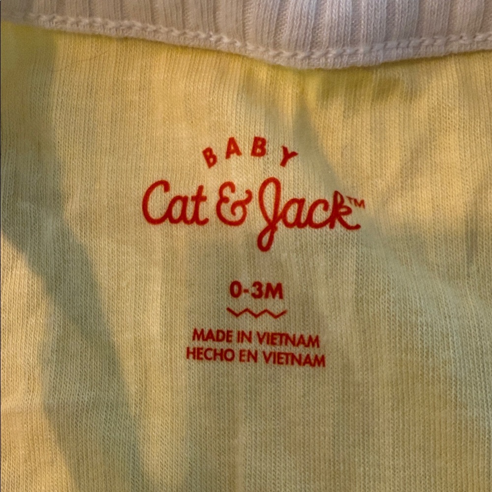 Cat & Jack Yellow Ruffled Outfit Set - Picture 2 of 2